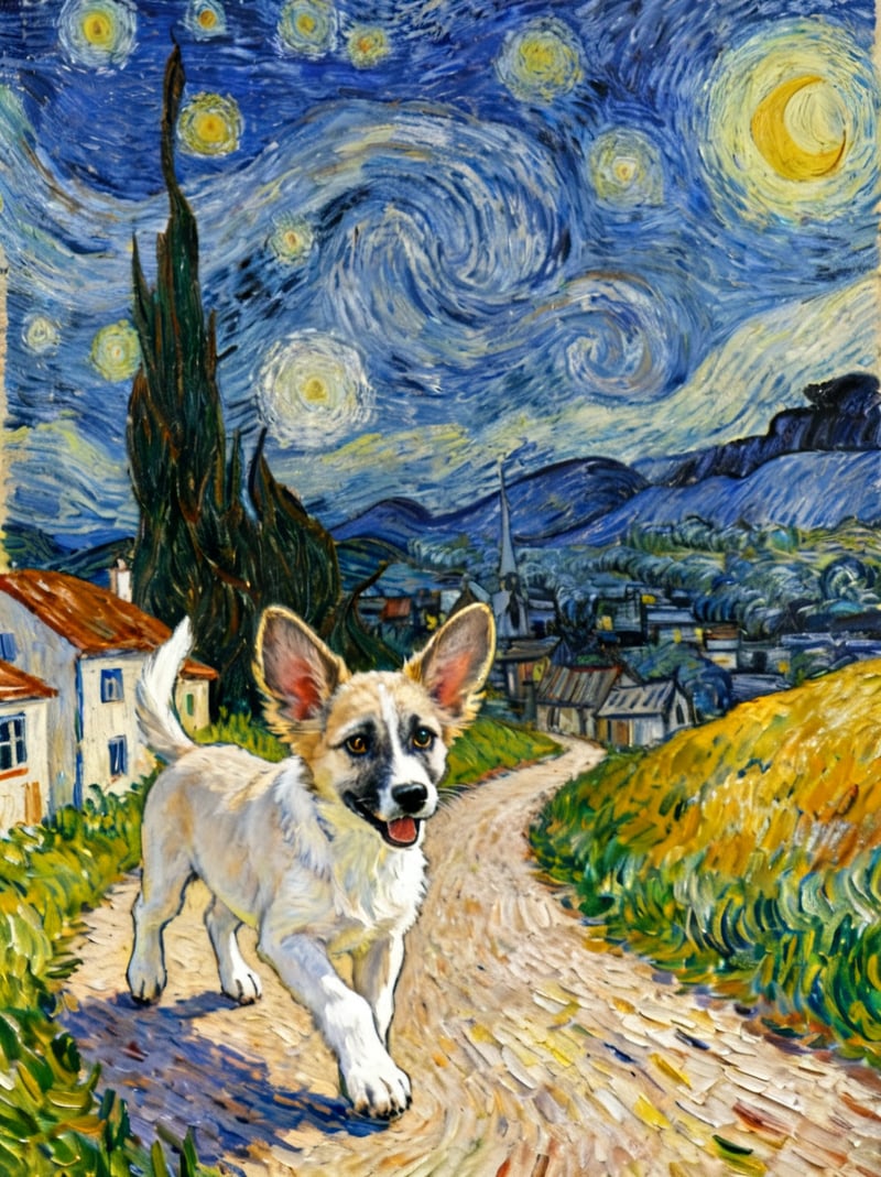 The Starry Night sample portrait